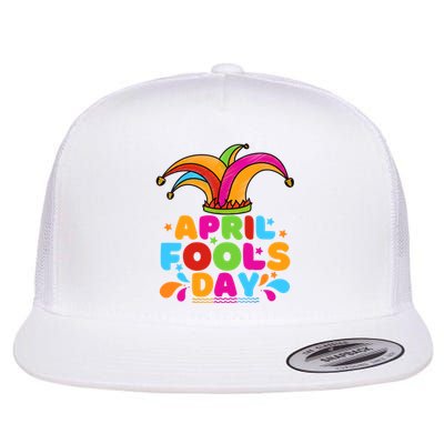 Funny April Fools Day 1st April Jokes Happy April Fools Day Flat Bill Trucker Hat