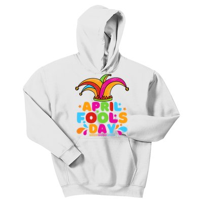 Funny April Fools Day 1st April Jokes Happy April Fools Day Kids Hoodie