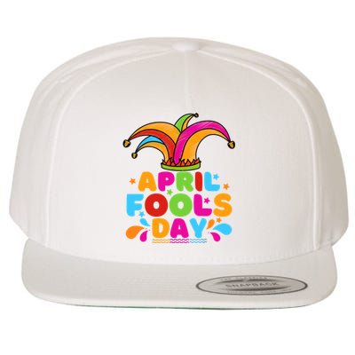 Funny April Fools Day 1st April Jokes Happy April Fools Day Wool Snapback Cap