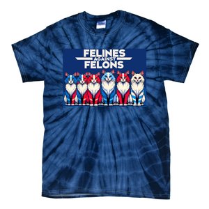 Felines Against Felons Tie-Dye T-Shirt