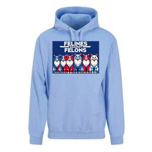 Felines Against Felons Unisex Surf Hoodie