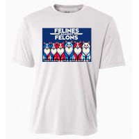 Felines Against Felons Cooling Performance Crew T-Shirt