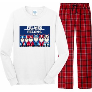 Felines Against Felons Long Sleeve Pajama Set