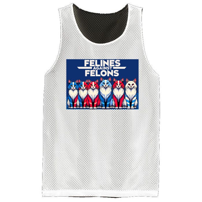 Felines Against Felons Mesh Reversible Basketball Jersey Tank