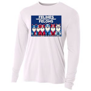 Felines Against Felons Cooling Performance Long Sleeve Crew