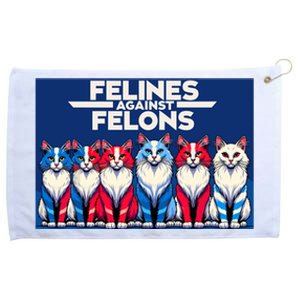 Felines Against Felons Grommeted Golf Towel