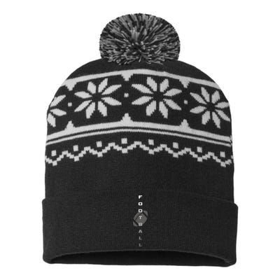 Football Apparel Football USA-Made Snowflake Beanie