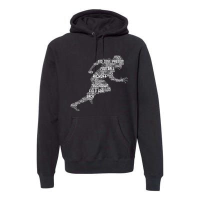 Football American Football Premium Hoodie