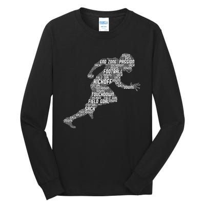 Football American Football Tall Long Sleeve T-Shirt