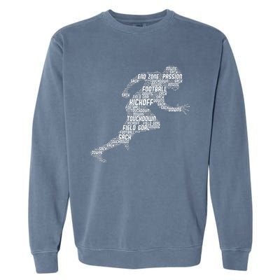 Football American Football Garment-Dyed Sweatshirt