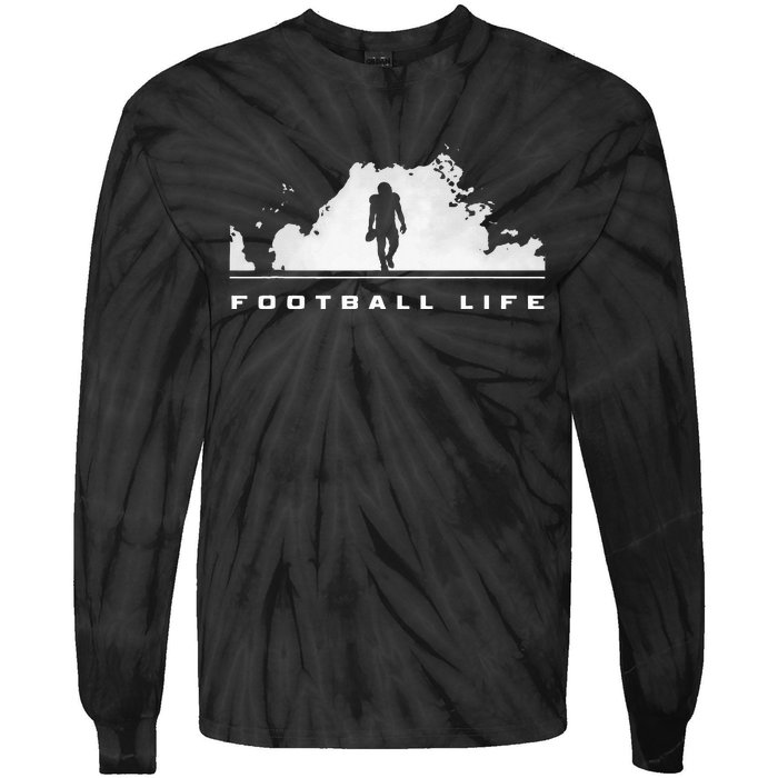 Football Apparel Football Tie-Dye Long Sleeve Shirt