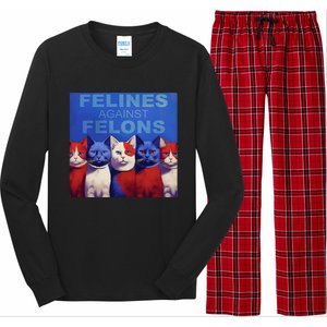 Felines Against Felons Long Sleeve Pajama Set