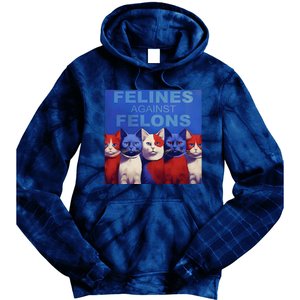 Felines Against Felons Tie Dye Hoodie