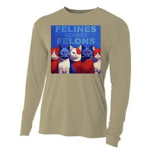 Felines Against Felons Cooling Performance Long Sleeve Crew