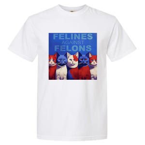 Felines Against Felons Garment-Dyed Heavyweight T-Shirt