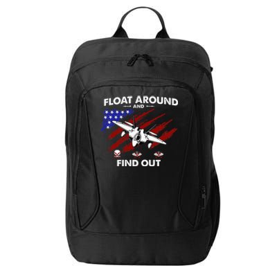 Float Around & Find Out Chinese Spy Balloon & UFOs USA Flag City Backpack