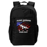 Float Around & Find Out Chinese Spy Balloon & UFOs USA Flag Daily Commute Backpack