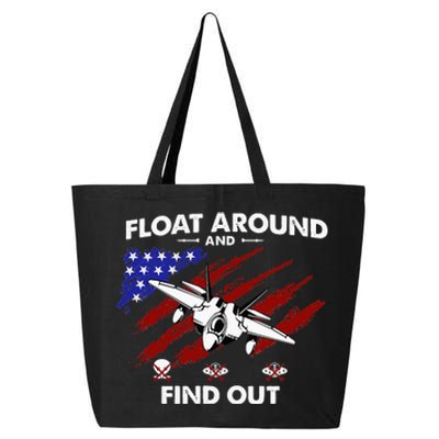 Float Around & Find Out Chinese Spy Balloon & UFOs USA Flag 25L Jumbo Tote