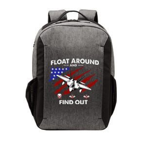 Float Around & Find Out Chinese Spy Balloon & UFOs USA Flag Vector Backpack