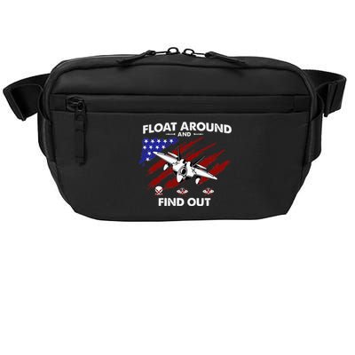 Float Around & Find Out Chinese Spy Balloon & UFOs USA Flag Crossbody Pack