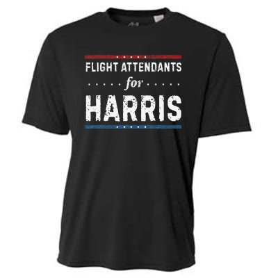 Flight Attendants For Kamala Harris President 2024 Cooling Performance Crew T-Shirt