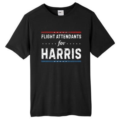 Flight Attendants For Kamala Harris President 2024 Tall Fusion ChromaSoft Performance T-Shirt