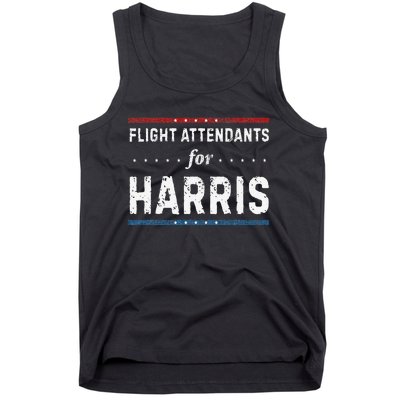 Flight Attendants For Kamala Harris President 2024 Tank Top