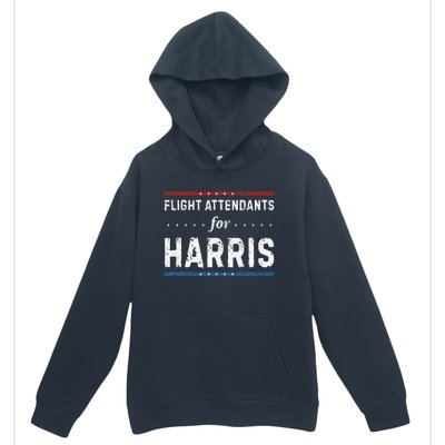 Flight Attendants For Kamala Harris President 2024 Urban Pullover Hoodie