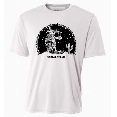 Funny Armadillo Cooling Performance Crew T-Shirt