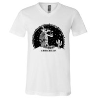 Funny Armadillo V-Neck T-Shirt