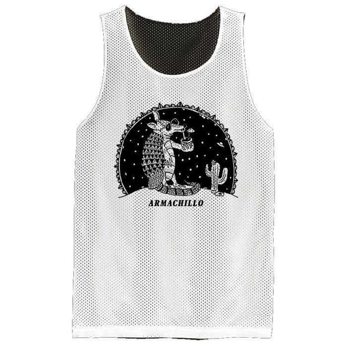 Funny Armadillo Mesh Reversible Basketball Jersey Tank