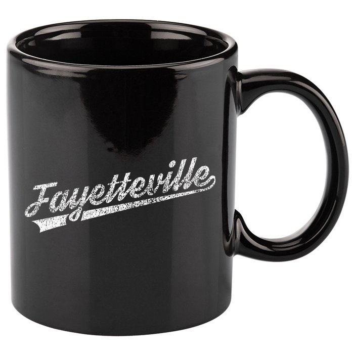 Fayetteville Arkansas 11oz C Handle Ceramic Mug