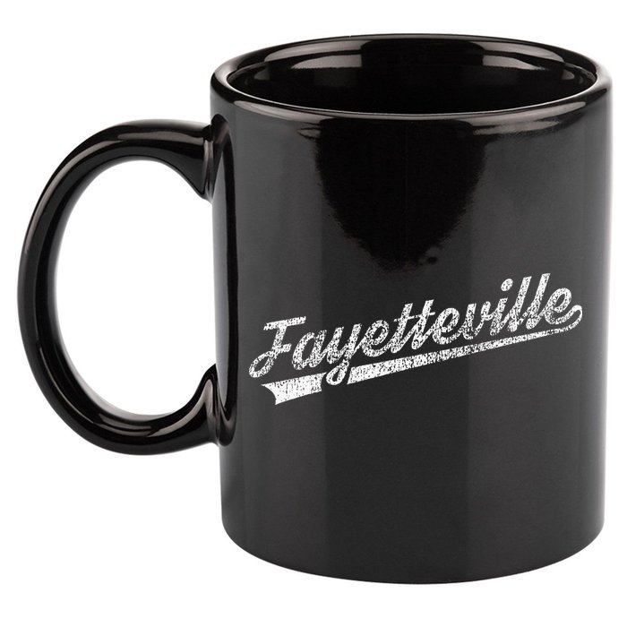 Fayetteville Arkansas 11oz C Handle Ceramic Mug
