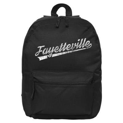Fayetteville Arkansas 16 in Basic Backpack