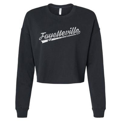 Fayetteville Arkansas Cropped Pullover Crew