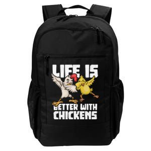 Funny Animal Farmer Kids Dabbing Rooster Dab Hen Chicken Daily Commute Backpack