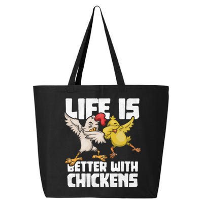 Funny Animal Farmer Kids Dabbing Rooster Dab Hen Chicken 25L Jumbo Tote