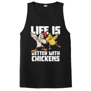 Funny Animal Farmer Kids Dabbing Rooster Dab Hen Chicken PosiCharge Competitor Tank