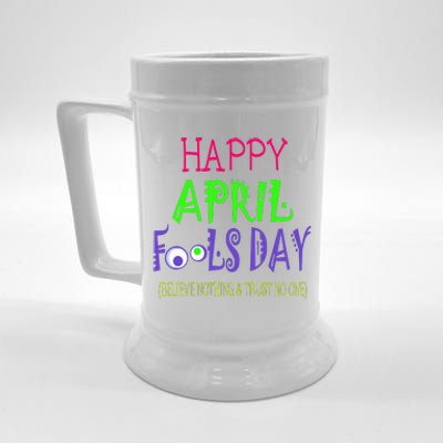 Funny April Fools Day April 1st Joke Pranks Beer Stein