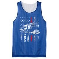 Fire American Flag Gift Thin Red Line Firefighter Cute Gift Mesh Reversible Basketball Jersey Tank