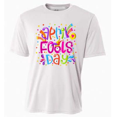 Funny April Fools Day Cooling Performance Crew T-Shirt