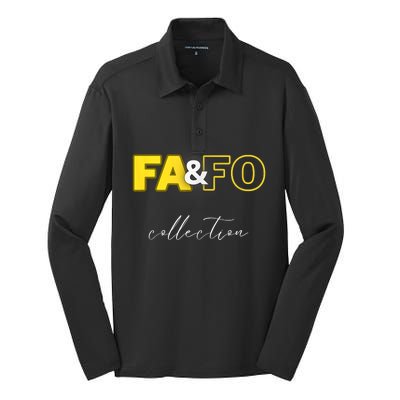 Fool Around & Find Out Collection Silk Touch Performance Long Sleeve Polo