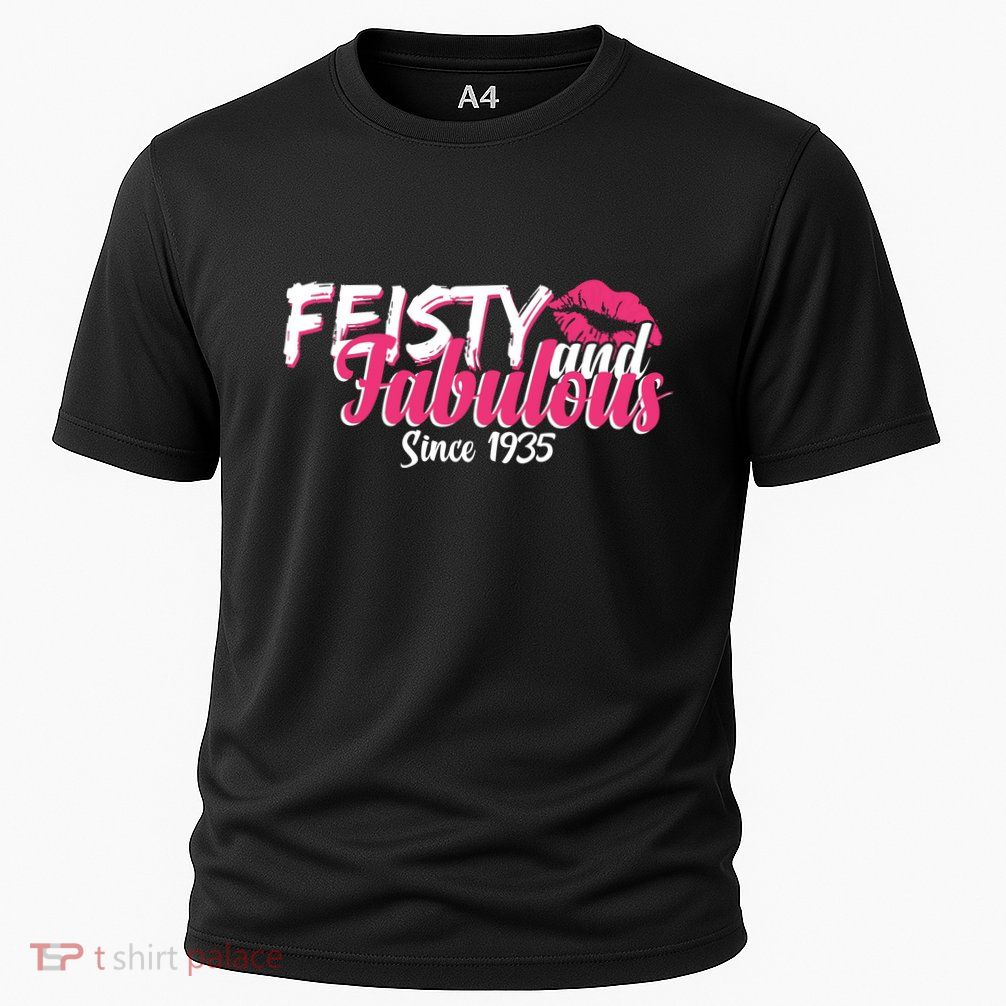 Feisty And Fabulous Since 1935 90th Birthday Performance Shirt