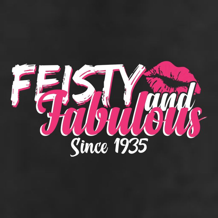 Feisty And Fabulous Since 1935 90th Birthday Adult Drive Performance Visor