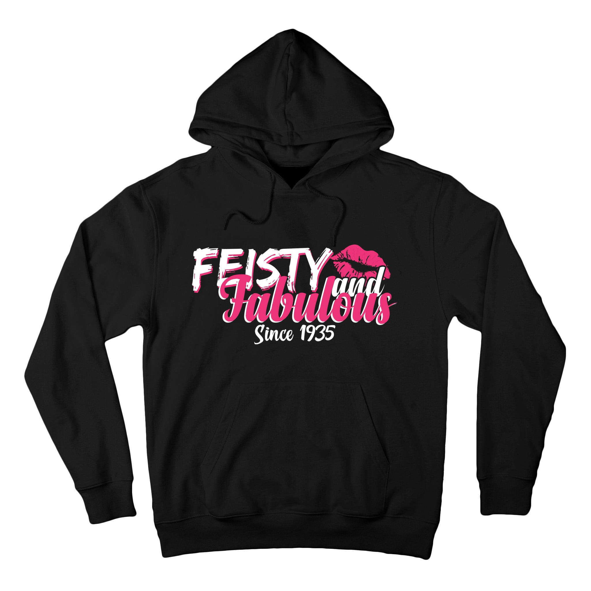 Feisty And Fabulous Since 1935 90th Birthday Tall Hoodie