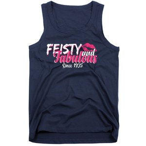 Feisty And Fabulous Since 1935 90th Birthday Tank Top