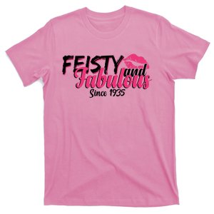 Feisty And Fabulous Since 1935 90th Birthday T-Shirt