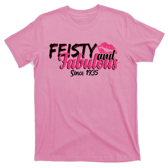 Feisty And Fabulous Since 1935 90th Birthday T-Shirt