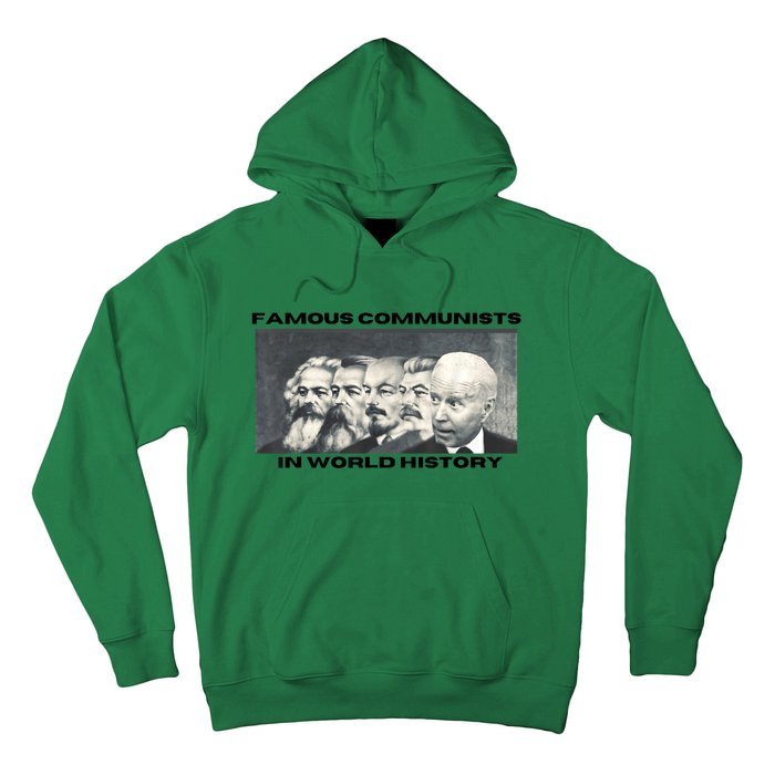 Funny AntiBiden Famous Communists In World History Hoodie