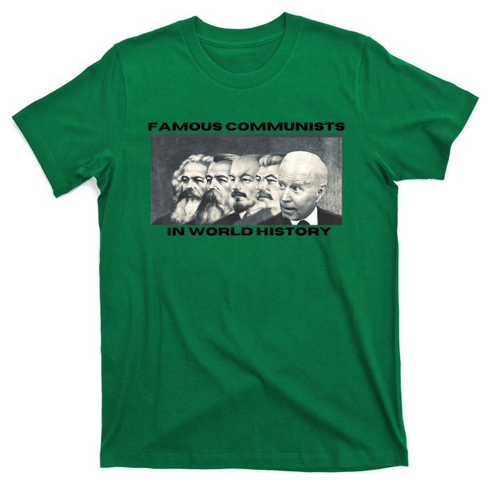 Funny AntiBiden Famous Communists In World History T-Shirt